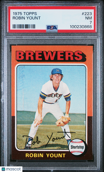 1975 Topps Robin Yount #223 PSA 7