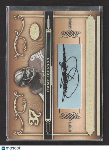 2006 Playoff National Treasures Jimmy Johnson #50 /49