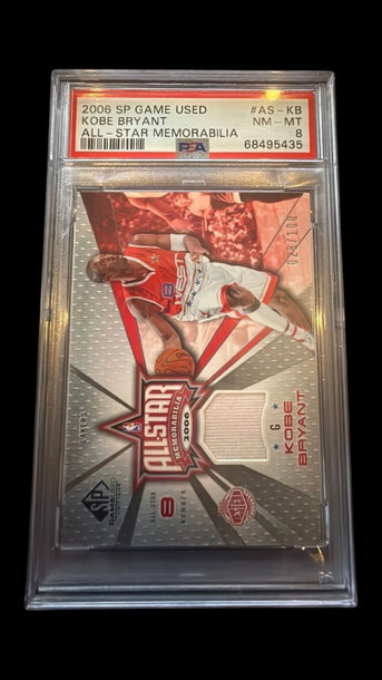 2006 SP Game Used | Kobe Bryant | All Star Memorabilia | 28/100 | PSA 8