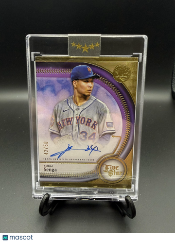 2025 Topps Five Star Kodai Senga #FSA-KS Base Autographs Purple SN AU
