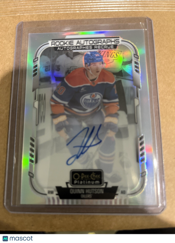 2025-26 O-Pee-Chee Platinum Quinn Hutson Quinn Rainbow Rookie Upper Deck
