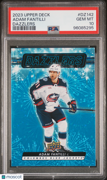 2023 Upper Deck Dazzlers Adam Fantilli #DZ142 PSA 10