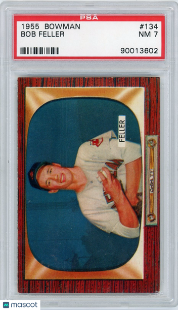 1955 Bowman Bob Feller #134 PSA 7