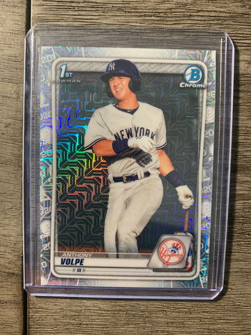 2020 Anthony Volpe Bowman Chrome Prospect 1st “Mojo Refractor”