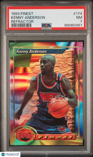1993 Finest Kenny Anderson #174 Refractor PSA 7