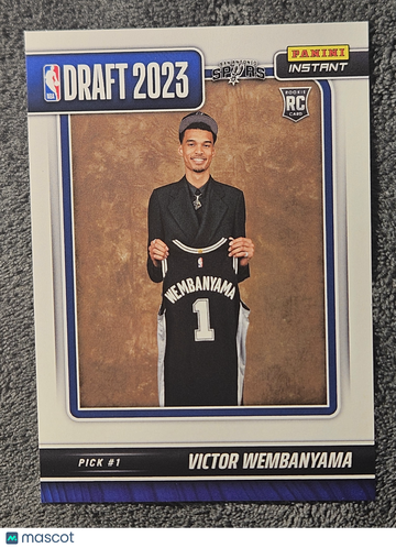 2023 Panini Instant Draft #DN-1 Victor Wembanyama Rookie RC