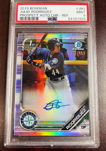 2019 Bowman Julio Rodriguez Refractor Auto
