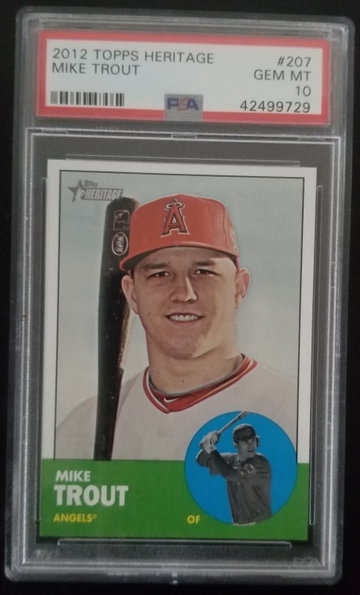 Mike Trout 2012 Topps Heritage 