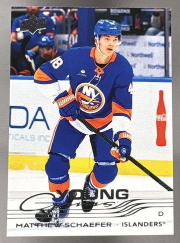 2025-26 Upper Deck Series 2 Matthew Schaefer #451 Young Guns Rookie RC