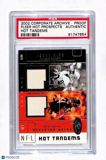 2002 Corporate Archives 2002 Fleer Hot Prospects #PROOF Hot Tandems PSA A