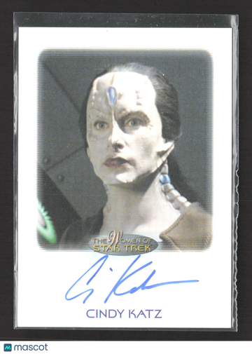 2015 Rittenhouse The Women of Star Trek Cindy Katz Authentic Autograph Limited Edition