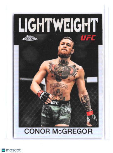 2026 Topps Chrome UFC 1986 Topps Conor McGregor #86-16 1986 RAINBOW