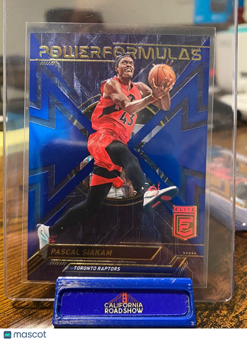 2022 Donruss Elite Pascal Siakam #4 Power Formulas
