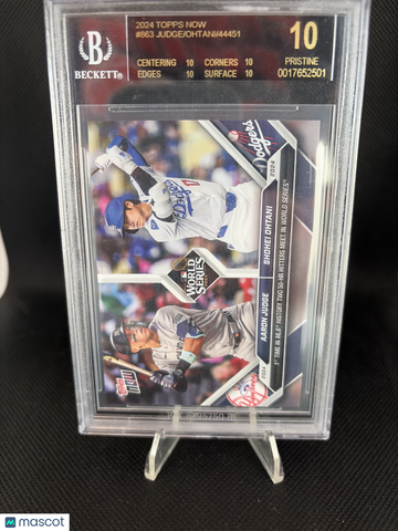 2024 Topps Now Shohei Ohtani Aaron Judge #863 /Shohei BGS 10