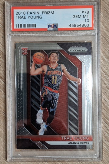 Trae Young 2018 Prizm #78 PSA 10