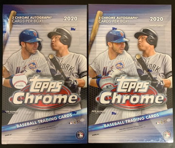 (2) 2020 Topps Chrome Hobby Boxes