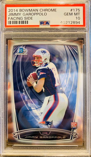 ⭐️ 2014 JIMMY GAROPPOLO BOWMAN CHROME PSA 10 RC 🔥📈 