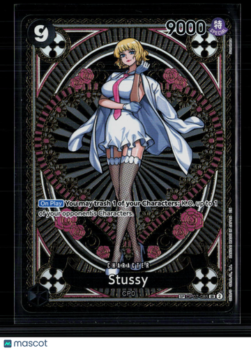 2024 One Piece Card Game 500 Years in the Future Stussy Holo Special Card Alternate Art