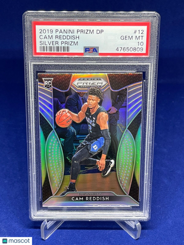 2019 Panini Prizm Draft Picks Cam Reddish #12 Silver PSA 10