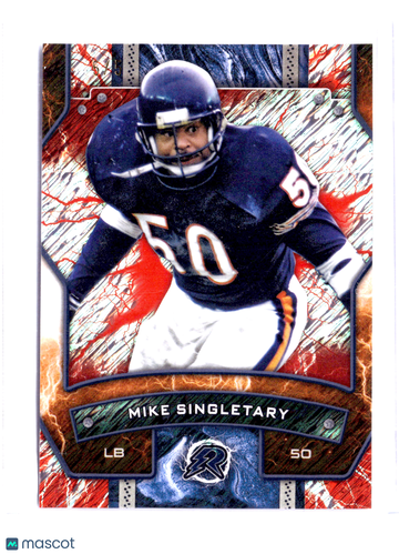 2005 Topps Mike Singletary #15 5/5 Serial Numbered Chicago Bears Football Card