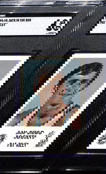 1968-69 Rockets Jack in the Box Pat Riley SGC 6