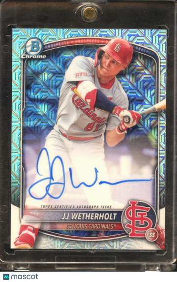 2025 Bowman Chrome Mega Box JJ Wetherholt #BMA-JW Mojo Refractor