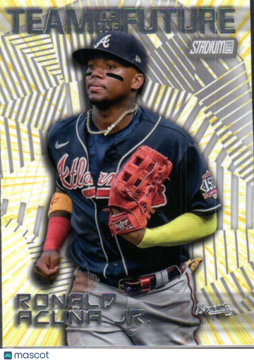 2022 Stadium Club Chrome Ronald Acuña Jr. #TOF-15 Team of the Future