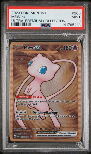 2023 Pokemon Scarlet and Violet 151 Ultra Premium Collection Mew Ex #205 PSA 9