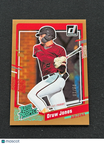 2023 Donruss Druw Jones Artist Proof Rookie