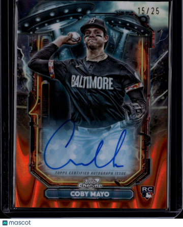 2025 Topps Cosmic Chrome Coby Mayo #ETA-CMA /25 RC
