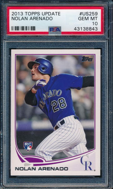 2013 Topps Update #US259 Nolan Arenado RC ROOKIE PSA 10 8843