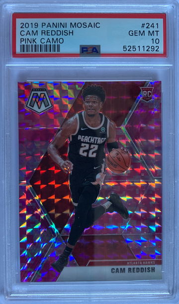 2019 Panini Mosaic Cam Reddish Pink Camo PSA 10