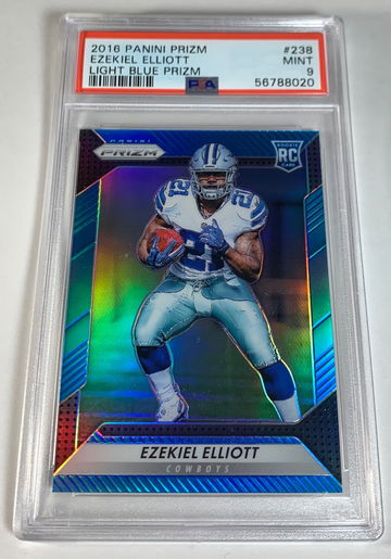 2016 Prizm Ezekiel Elliott Light Blue Prizm 