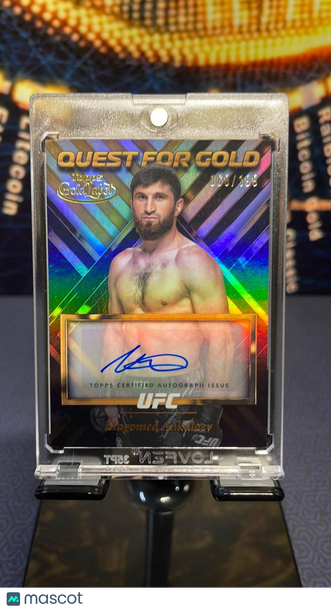 2024 Topps Gold Label Magomed Ankalaev Auto /199