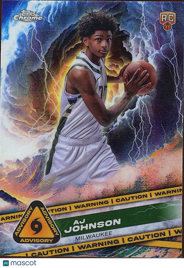 2025 Topps Chrome A.J. Johnson Chrome Rookie