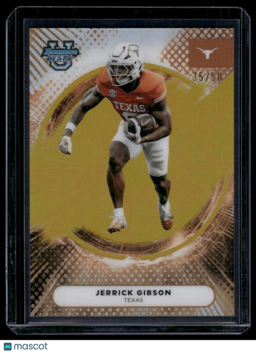 2025 Topps Bowman U Best Jerrick Gibson #6 /50