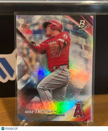 2017 Bowman Platinum Mike Trout #100a