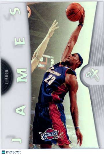 2006 Fleer E-X LeBron James #6 Cleveland Cavaliers