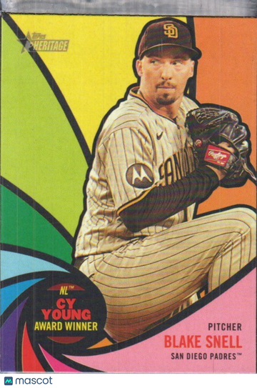 2024 Topps Heritage Blake Snell #AW-4 Award Winners