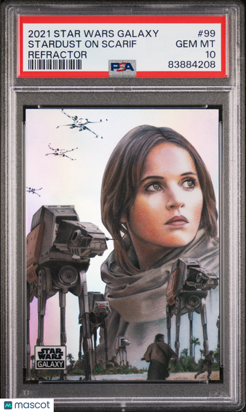 2021 Topps Chrome Star Wars Galaxy Stardust On Scarif #99 PSA 10