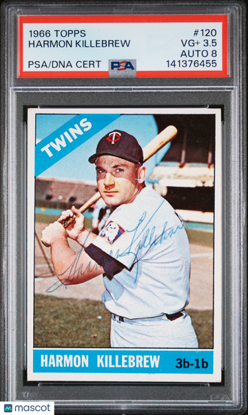 1966 Topps Harmon Killebrew #120 PSA 3.5