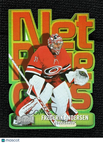 2023-24 Skybox Metal Universe - Net-rageous Frederik Andersen #13 [None] Short Print