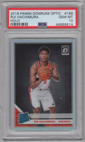 2019 Optic Rui Hachimura Holo PSA 10