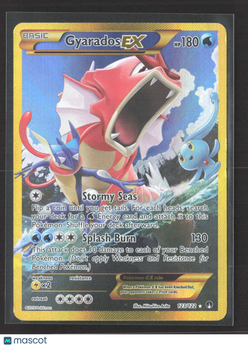 2016 BREAKpoint Gyarados EX Holo Secret Rare #123/122