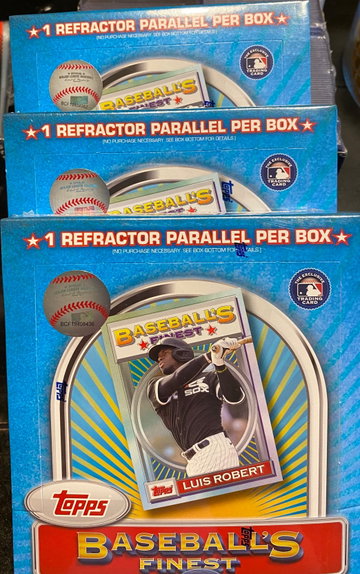 2020 Topps Baseball’s Finest (3) Box Lot 