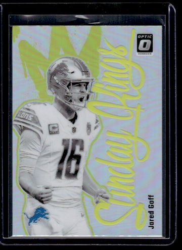 2024 Panini Donruss Optic Sunday Kings Holo Jared Goff #23