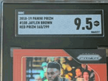 2018-19 Panini Prizm Jaylen Brown #299 9.5