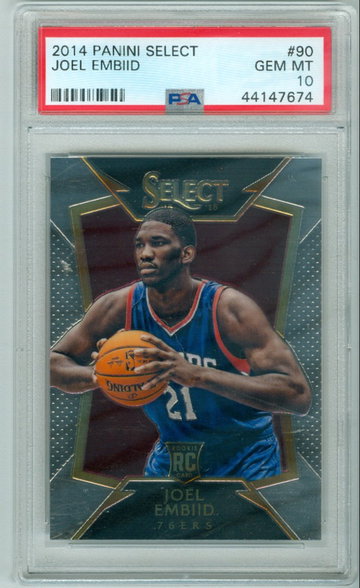 Joel Embiid 2014 Select PSA 10 RC