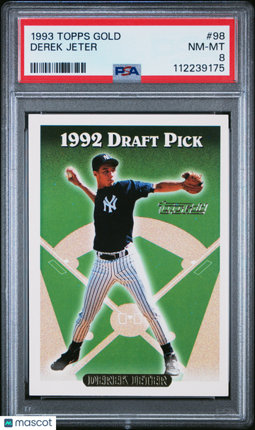 1993 Topps Gold Derek Jeter #98 PSA 8