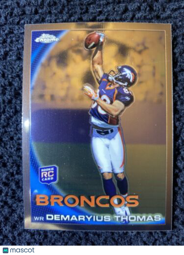 2010 Topps Chrome Demaryius Thomas Denver Broncos #C110A RC RIP